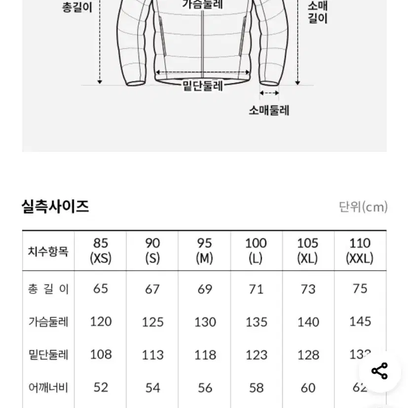 새상품 노스페이스 화이트라벨 웨이브 rds 다운 패딩