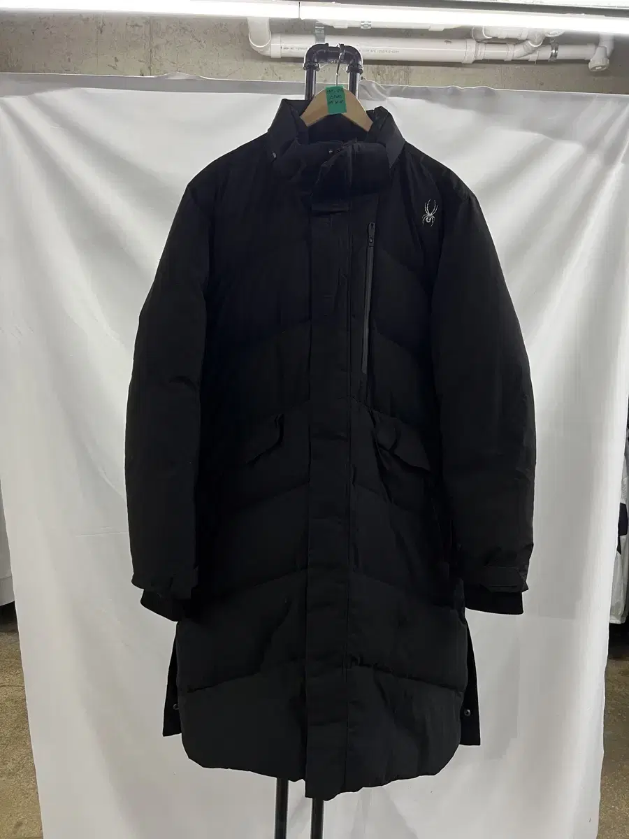 [Genuine/XL] Spider Duck Down Black Long Padding