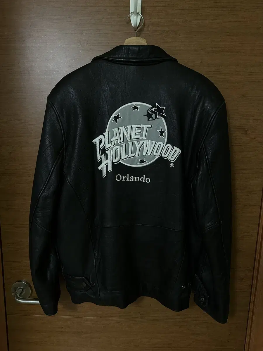 90s Planet Hollywood Leather Jacket