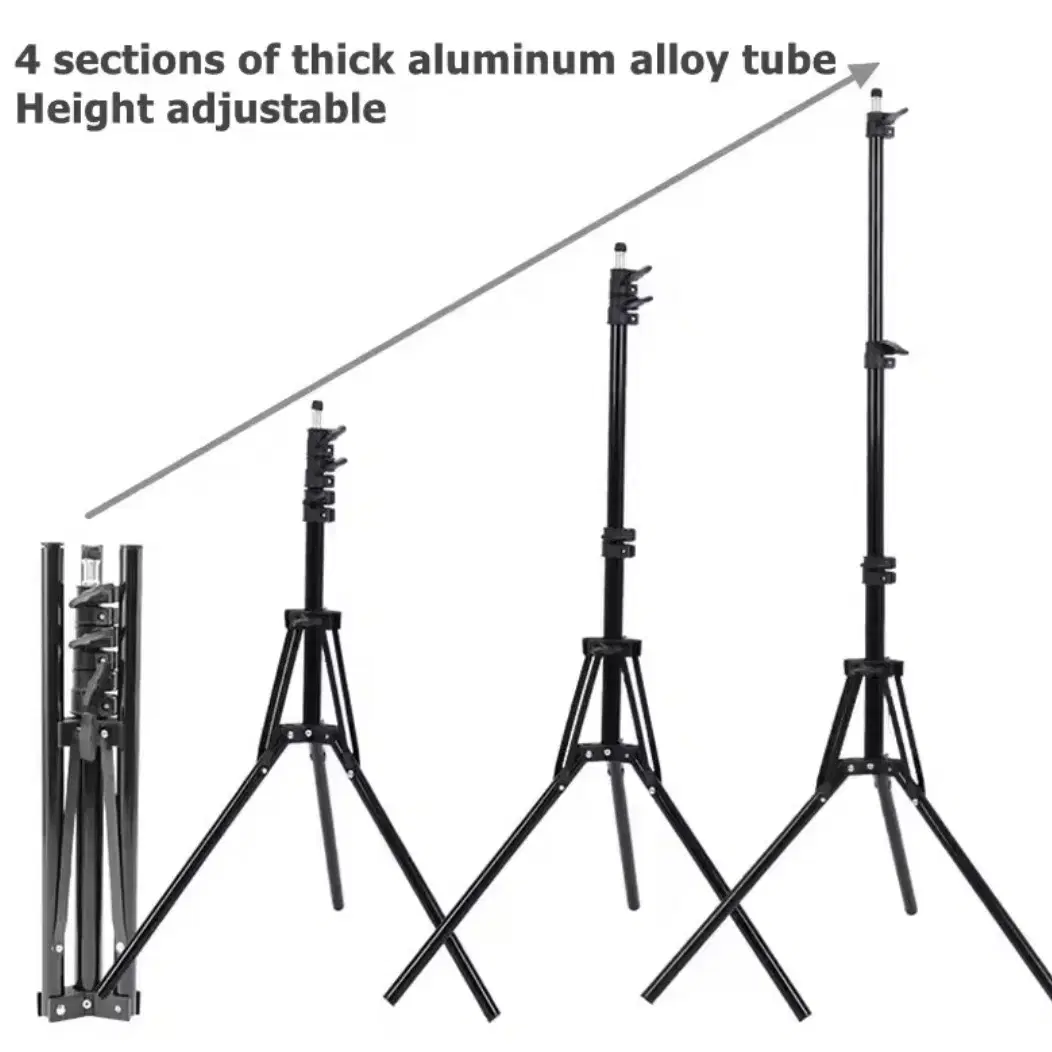 조명 삼각대 알루미늄 합금 접이식 휴대용 라이트 스탠드