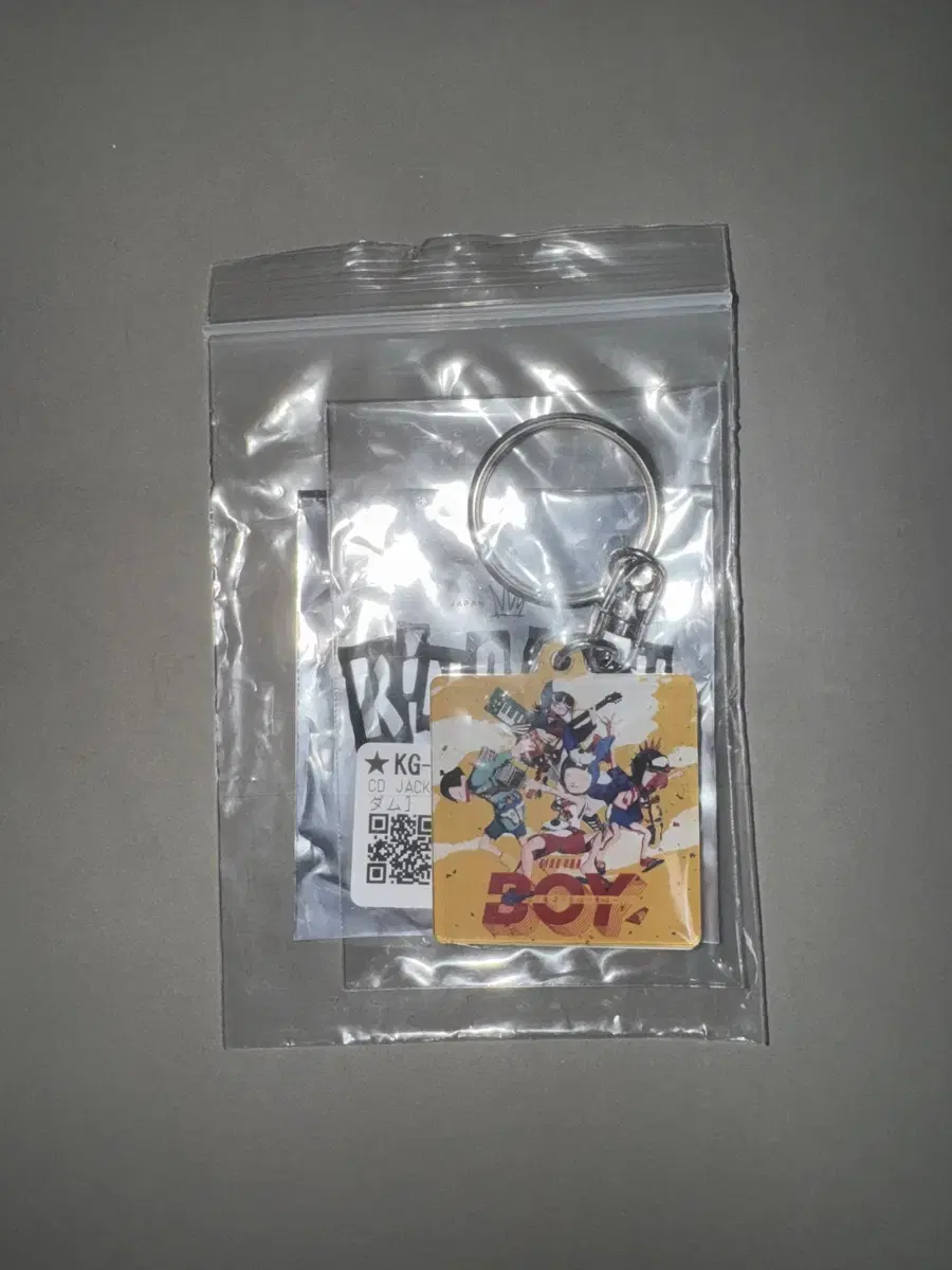 king gnu king gnu album jacket keyring key holder BOY