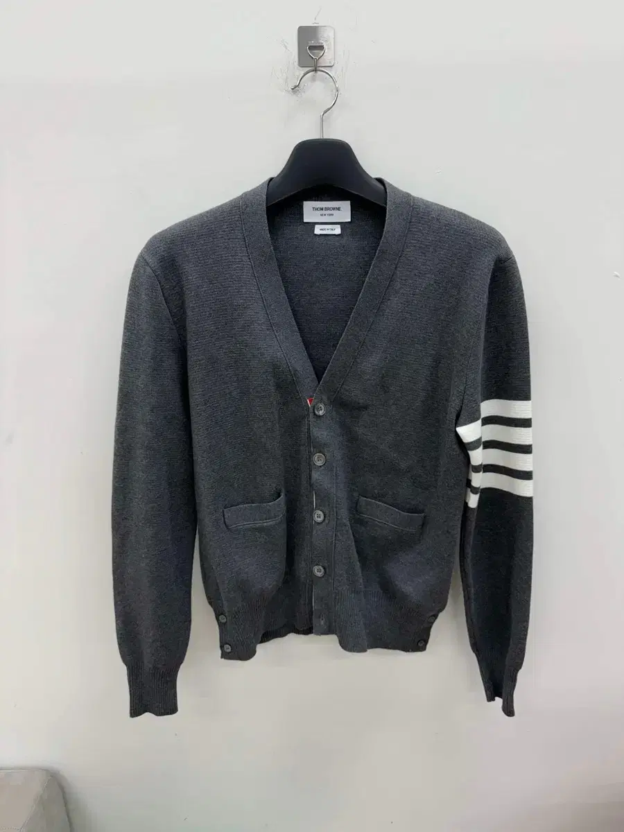 1 indoor try-on Thom Browne Milano Cardigan 1 size