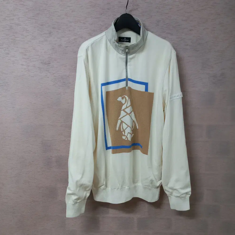 11-20/Menswear Ivory Vahn Zip-Up Knit Tee MenM