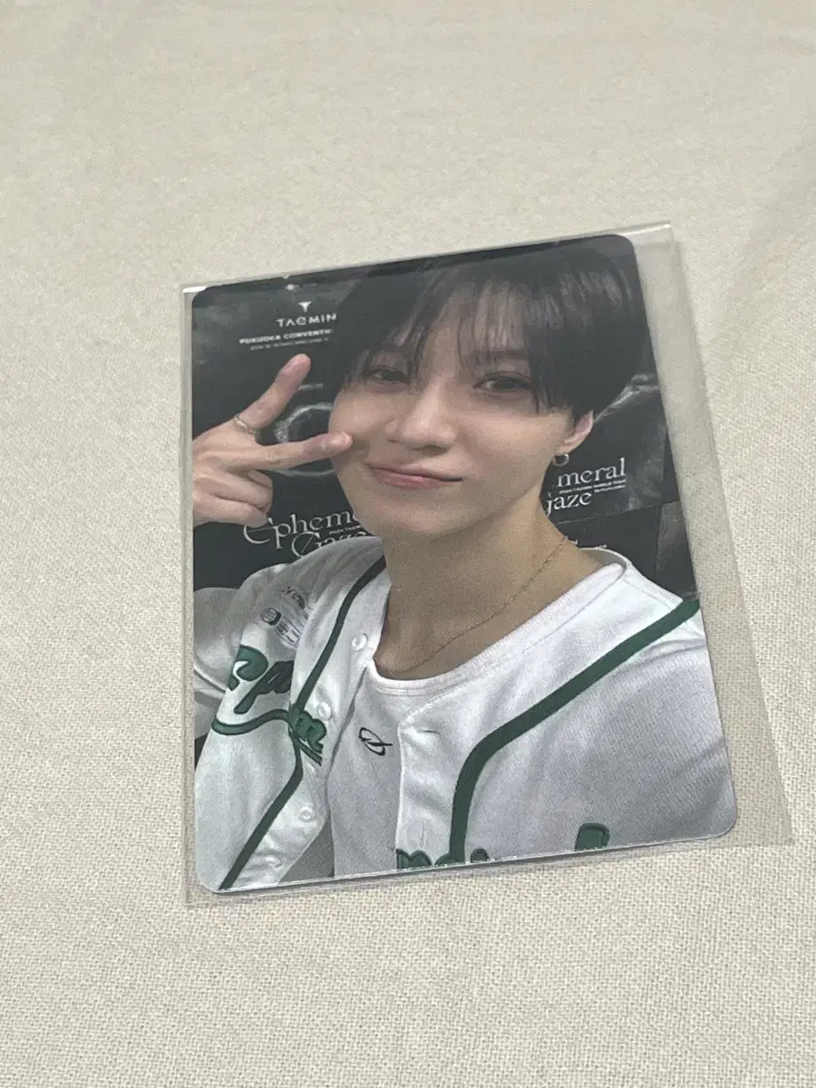 SHINee taemin Vick Sisuncon Fukuoka photocard unsealed