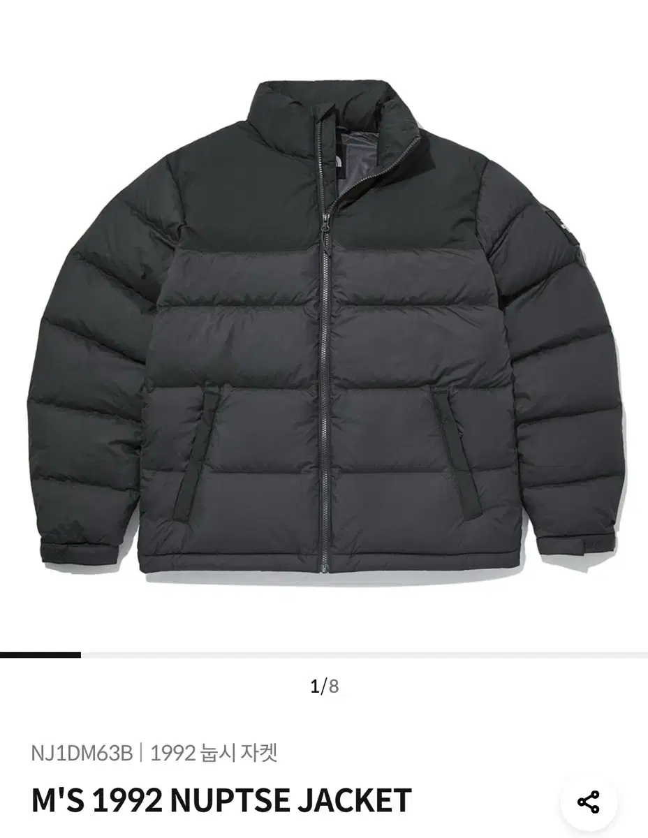 The North Face 1992 Nopsi Down Jacket Charcoal 105