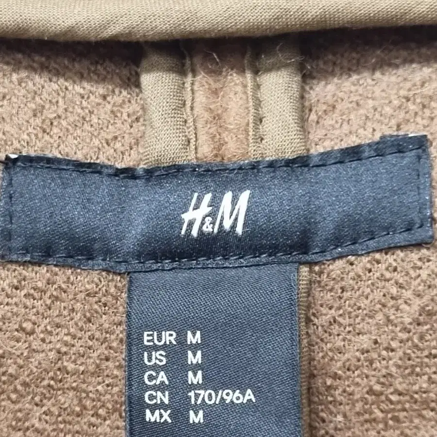 H&M 오버핏 판초 코트