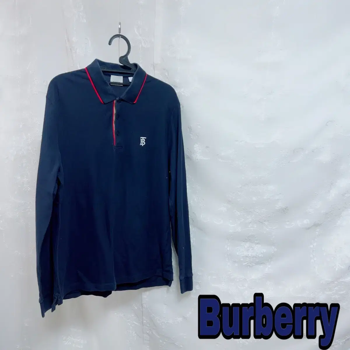 Burberry Navy Logo Long Sleeve Karati