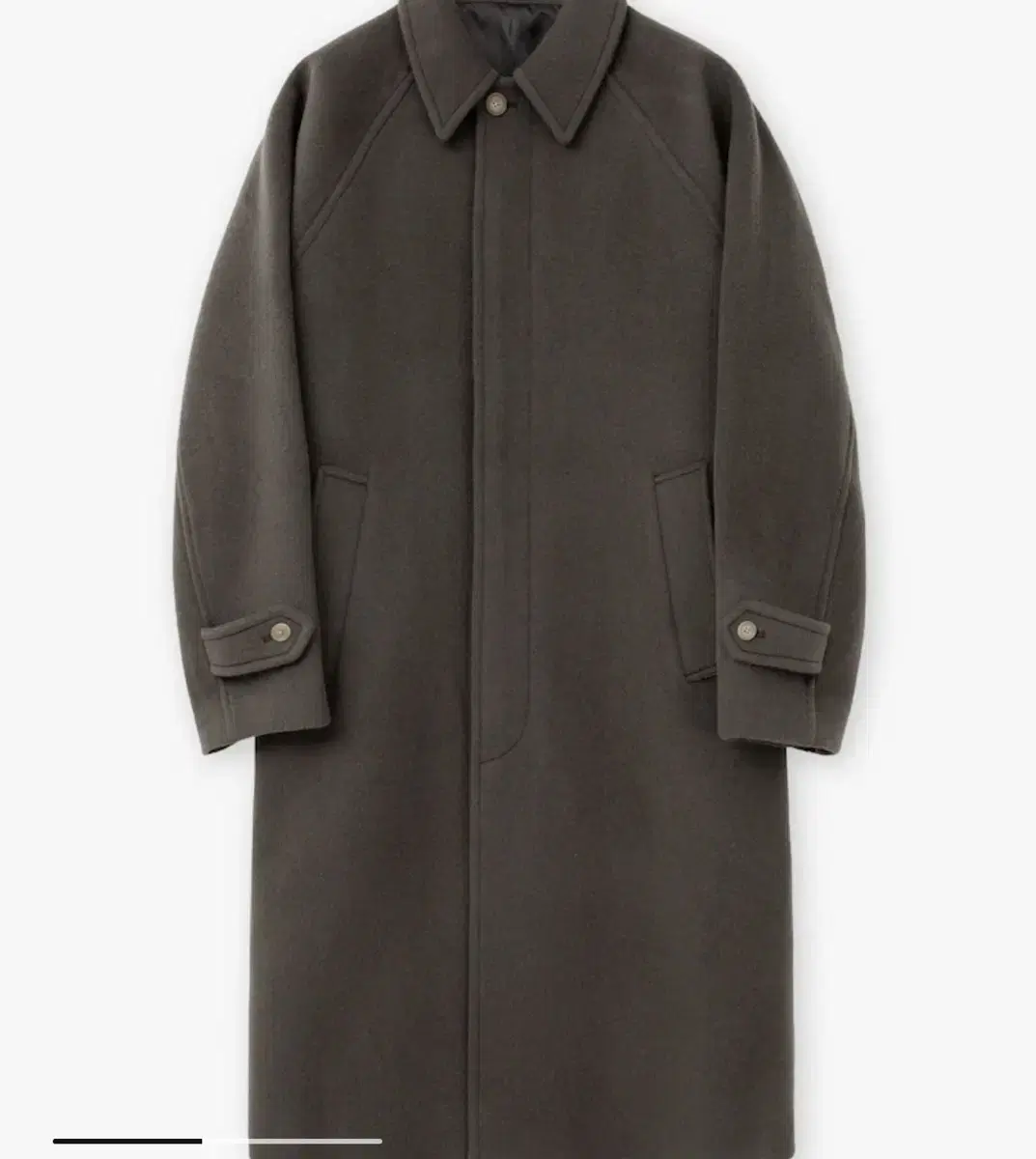 24FW Brownyard Balmacan Coat Olive Grey 4 sizes