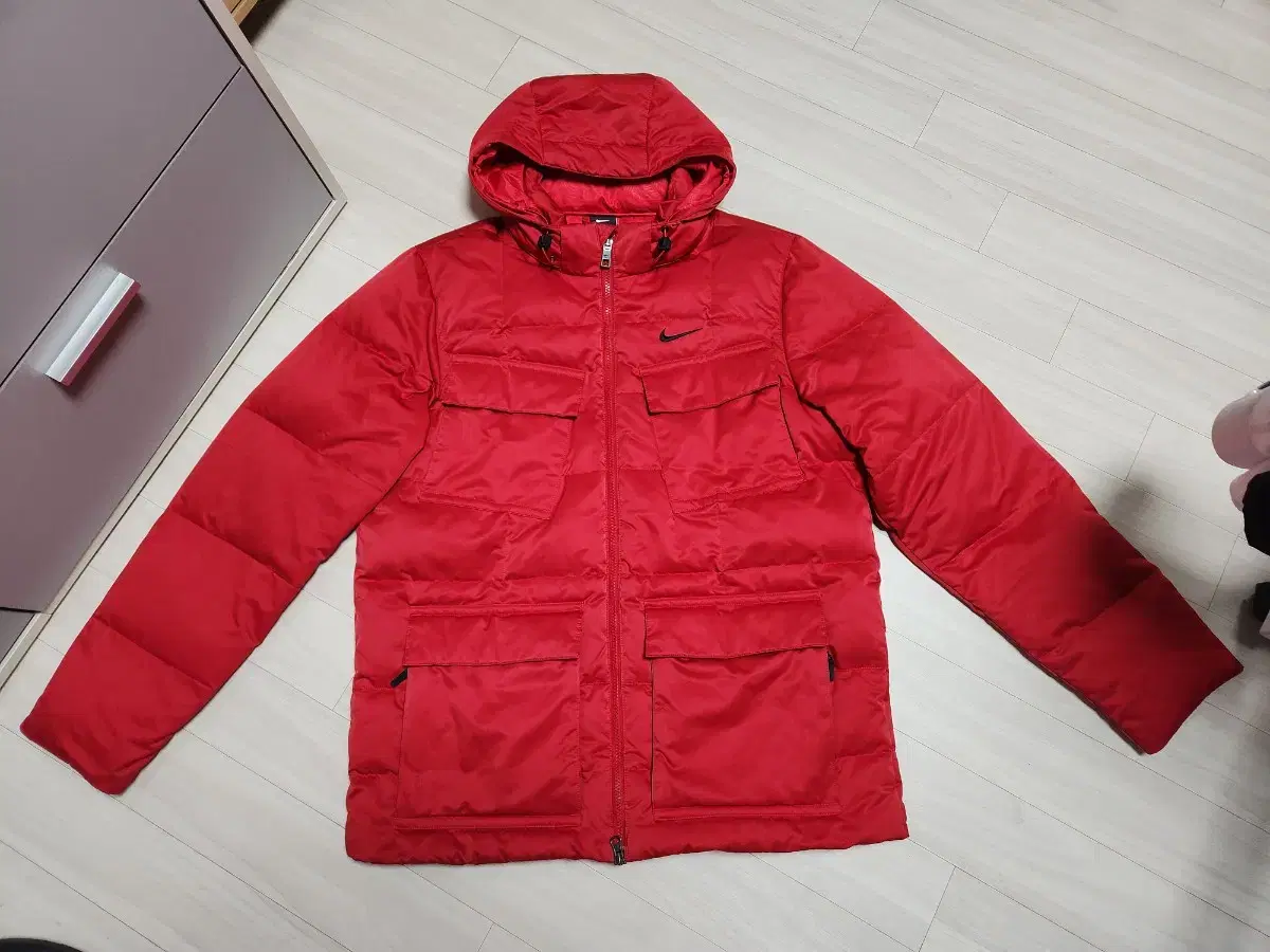 Nike 550 Red Duck Down Padded Unisex XL