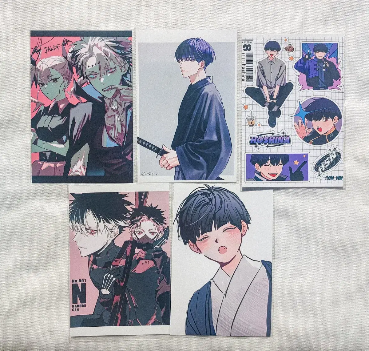 괴수8호 괴팔 hoshi & narumi unofficial goods 프박 bulk 원가양도