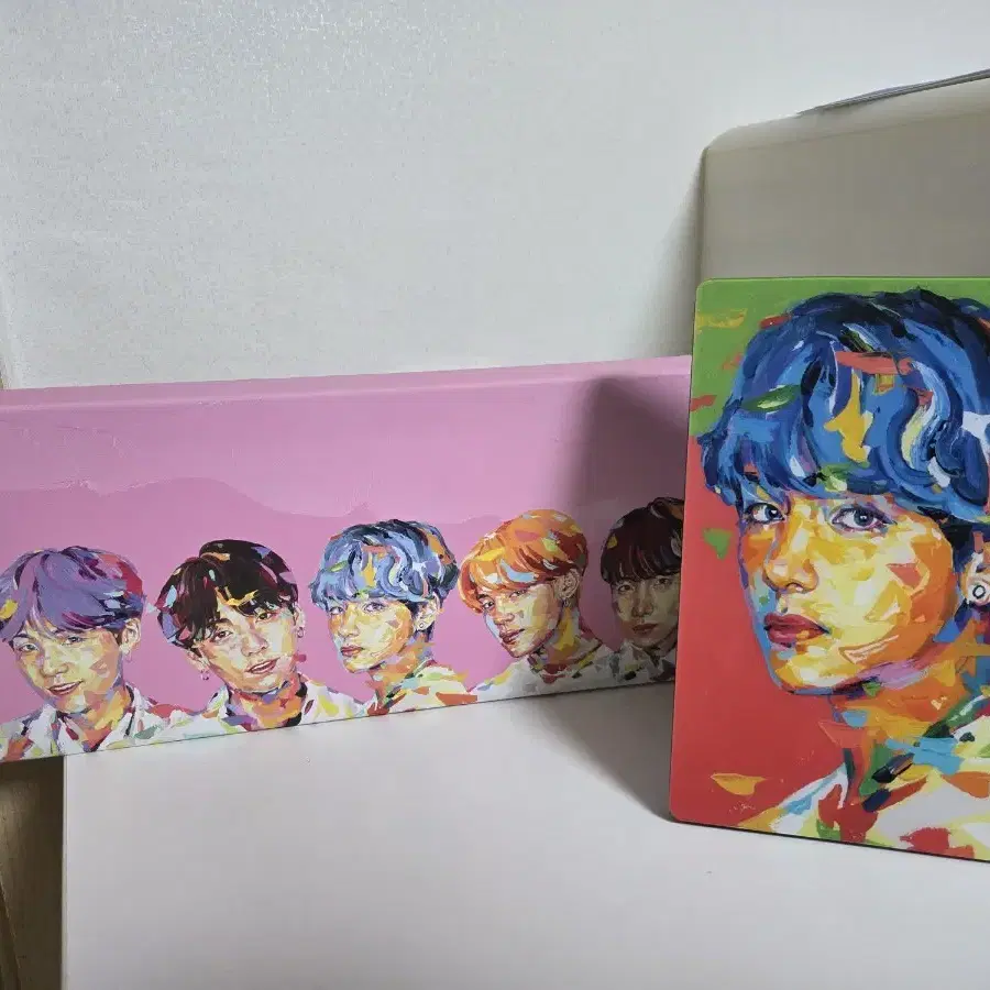 방탄소년단 MTPR 오렌즈 김태형, 단체 캔버스 일괄(박스포함)