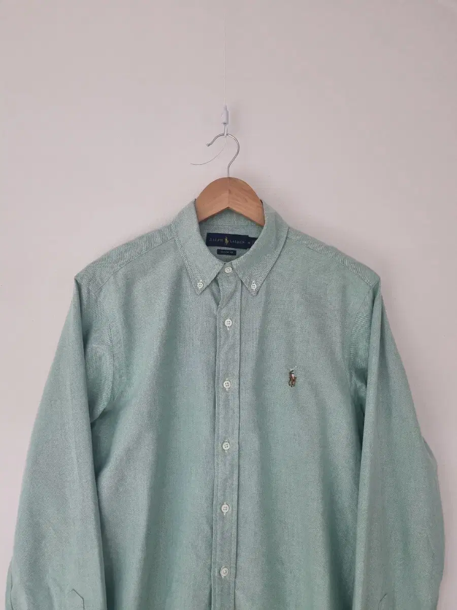 polo ralph lauren new q mint oxford shirt(classic fit m)