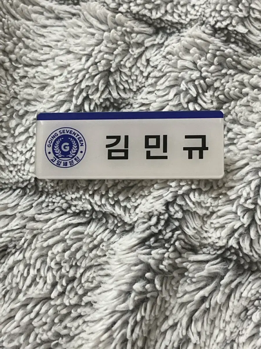 Seventeen kim mingyu name badges unofficial goods