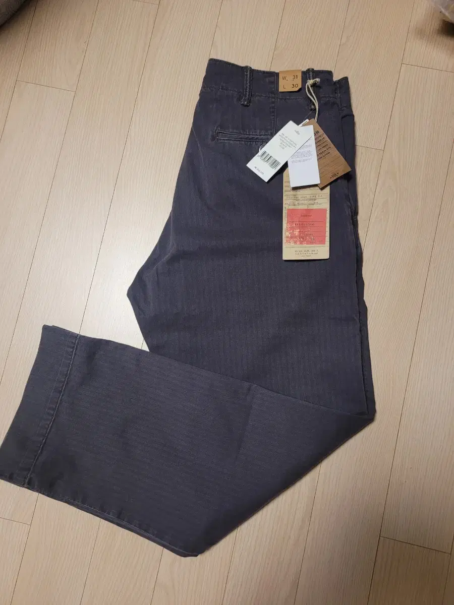 [New 31X30] RRL Double L Herringbone Field Pants Black