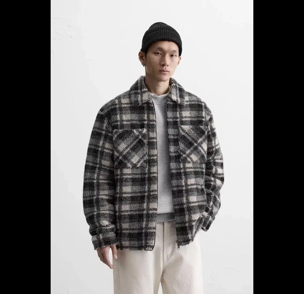 Zara Check Fleece L