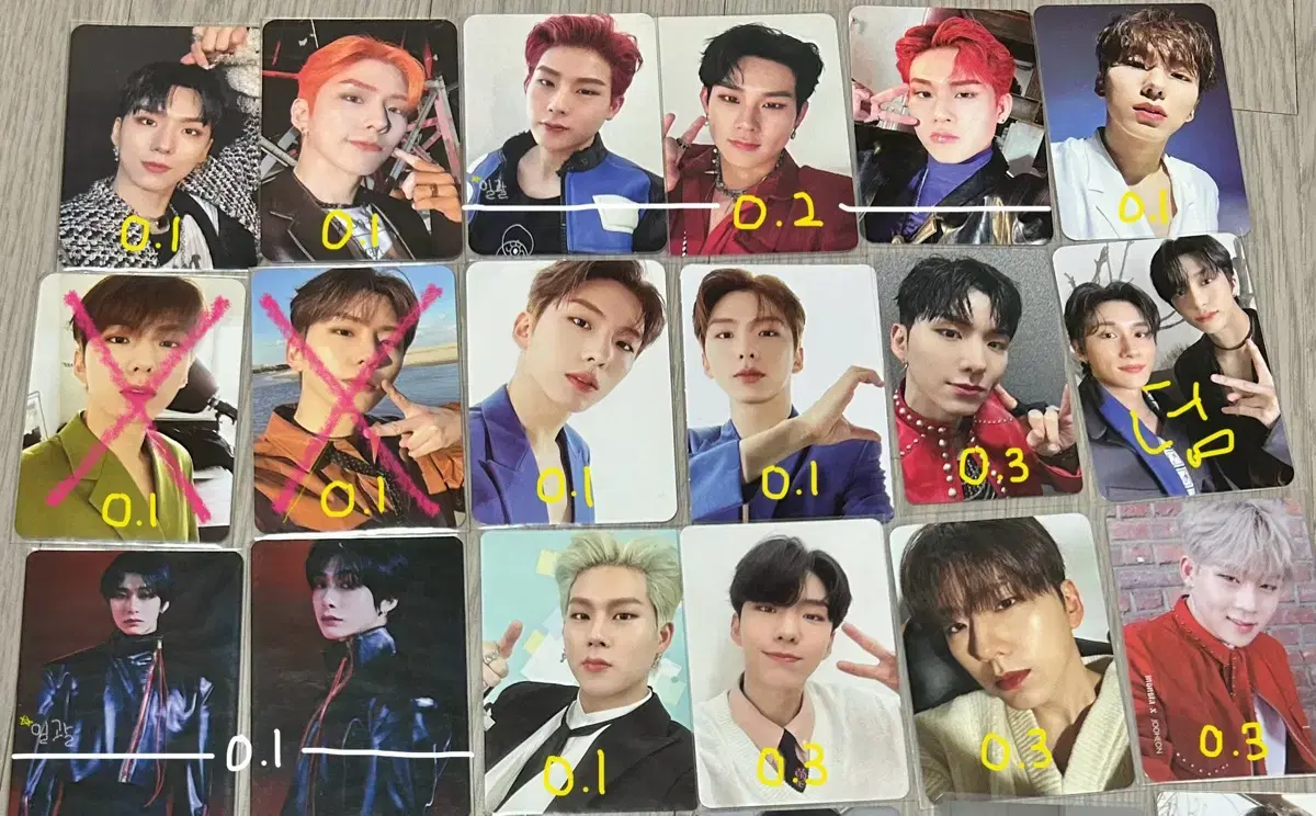 Monsta x photocard wts jooheon minhyuk Changyun shownu kihyun hyungwon Monstax