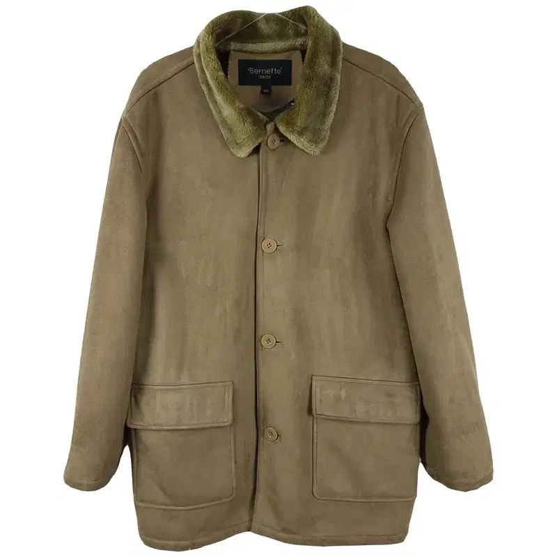 Man Won Shop Vintage Faux Suede Mustang Coat M04582