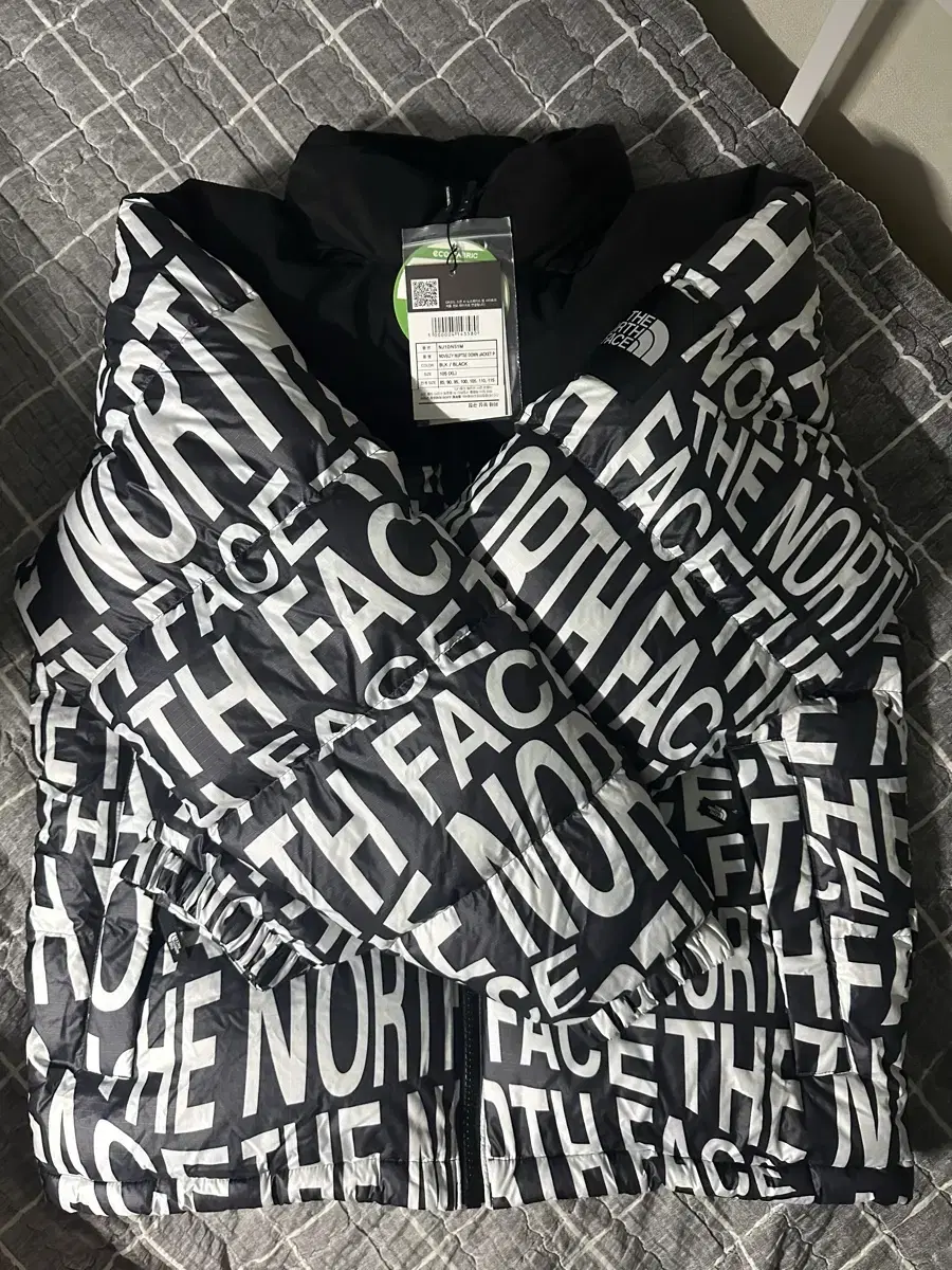 The North Face White Belle Novelty Knopsie Print Black New 105 (XL)