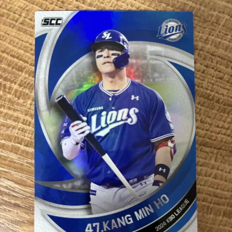 강민호 홀로그램 포토카드 kbo scc