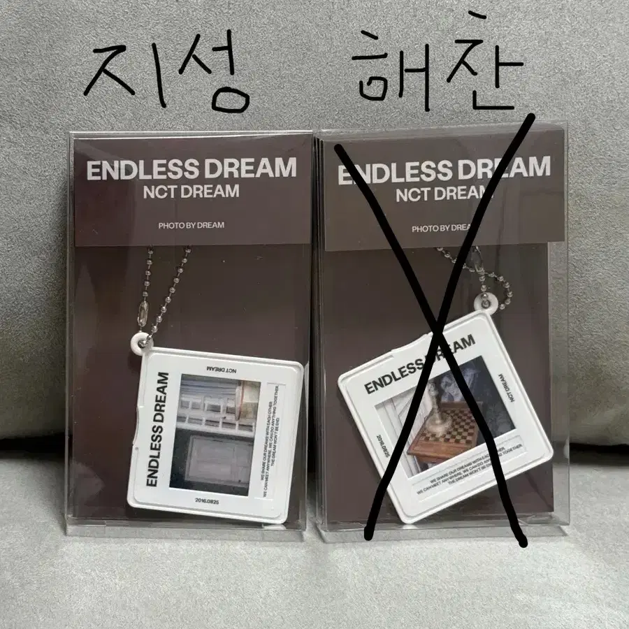 엔시티드림 엔드리스드림 마운트키링 지성 endless dream