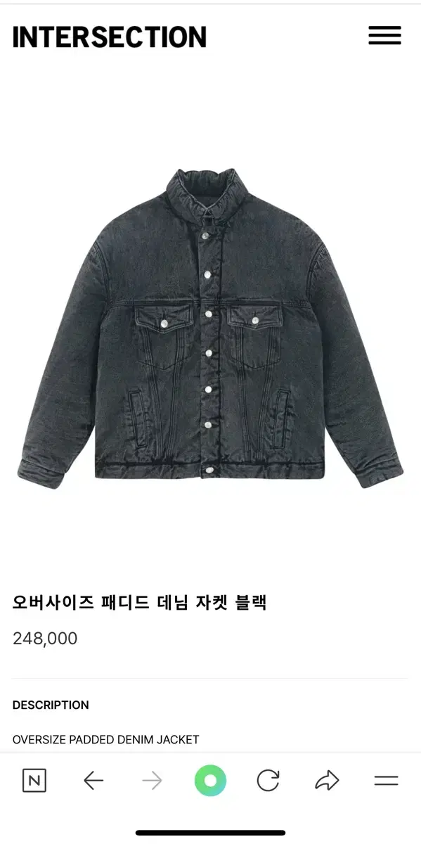 1) Intersection Oversized Padded Jacket