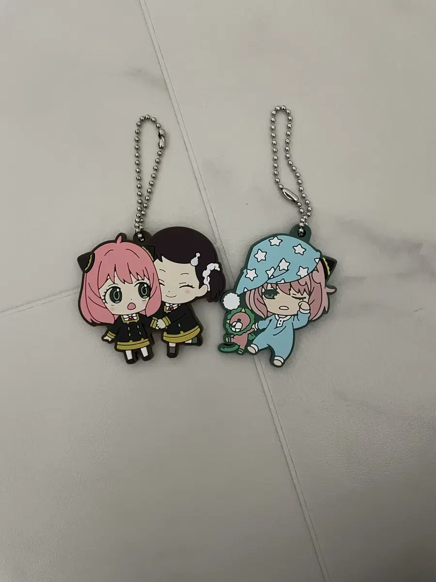 SPY FAMILY SPY ANNA Rubberstrap keyring gacha