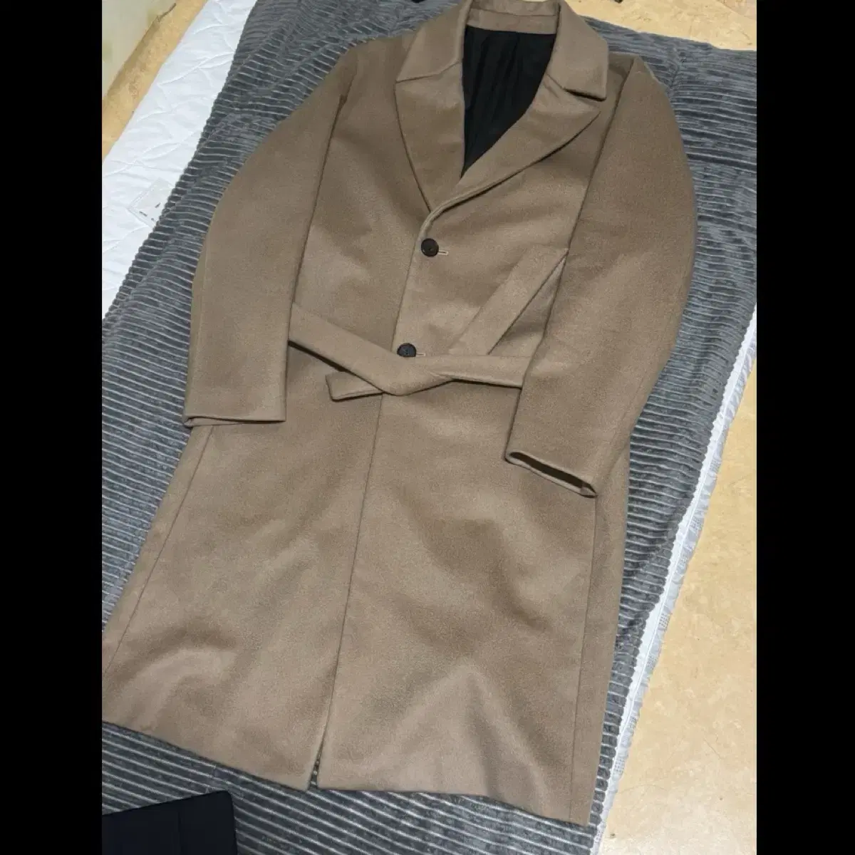 [Negotiable] Elmood Robe Single Coat 46 Wool90 Cashmere10