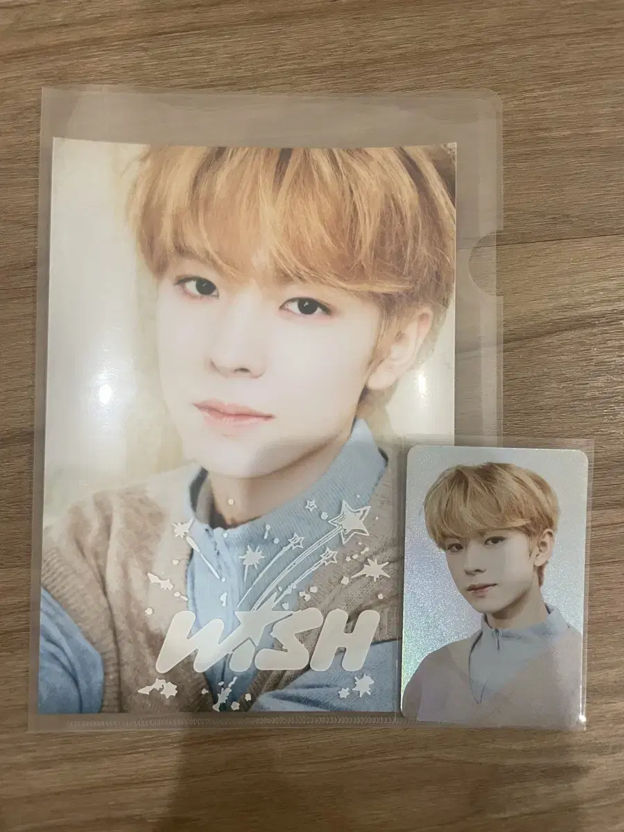 nct wish u ushi hologram photocard postcard set wts