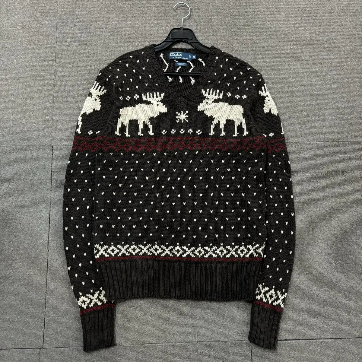 Manwanshop Polo Ralph Lauren Nordic Pattern Knit M