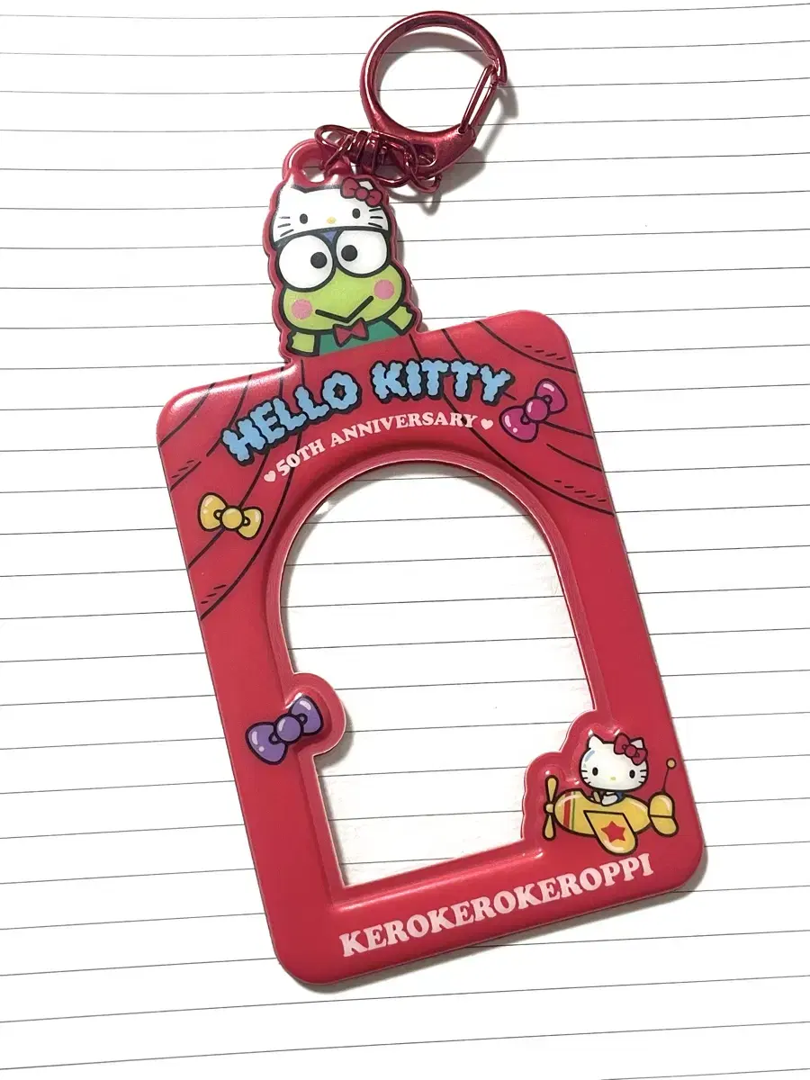 Hello Kitty 50th Anniversary pop up md Keroppi photocard holder San Rio Kerokero Kerokero Kerokero Merchandise