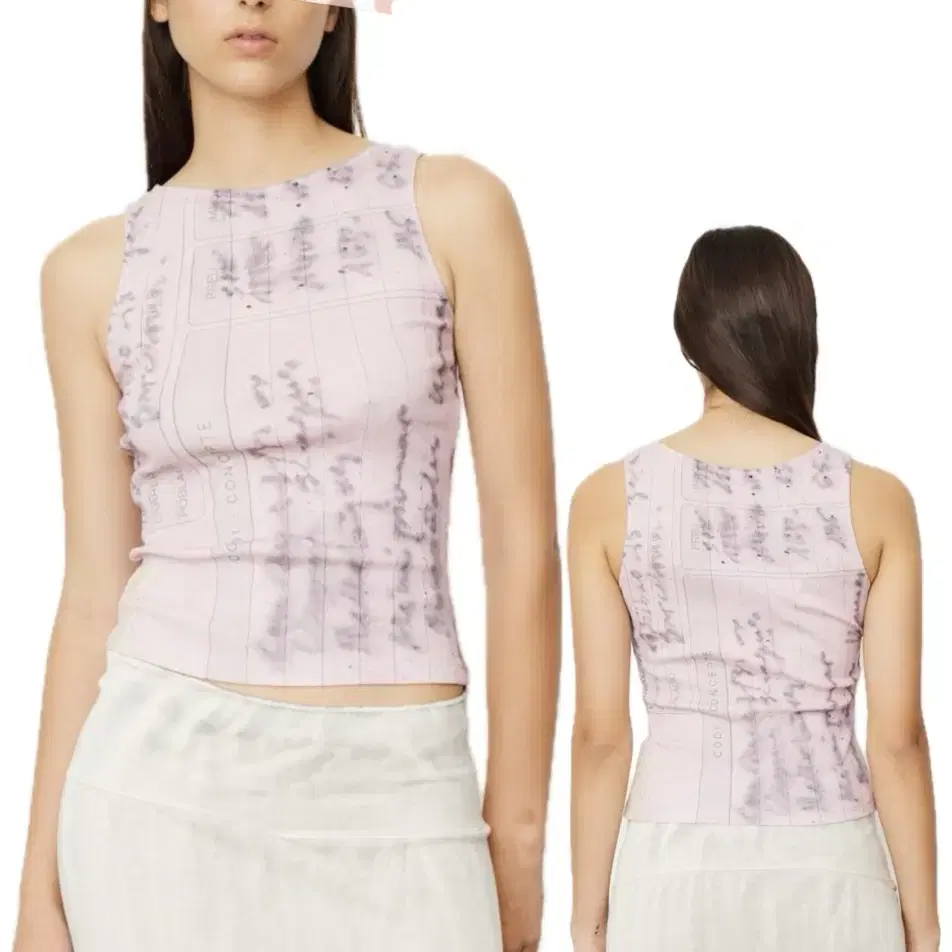 23 SS Paloma Wool Pink Tickets Tank Top