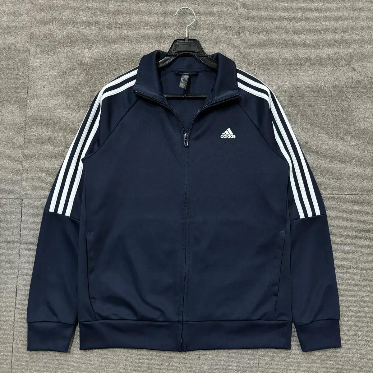 Full Shop Adidas Logo Three Stripe Track Top Jersey M