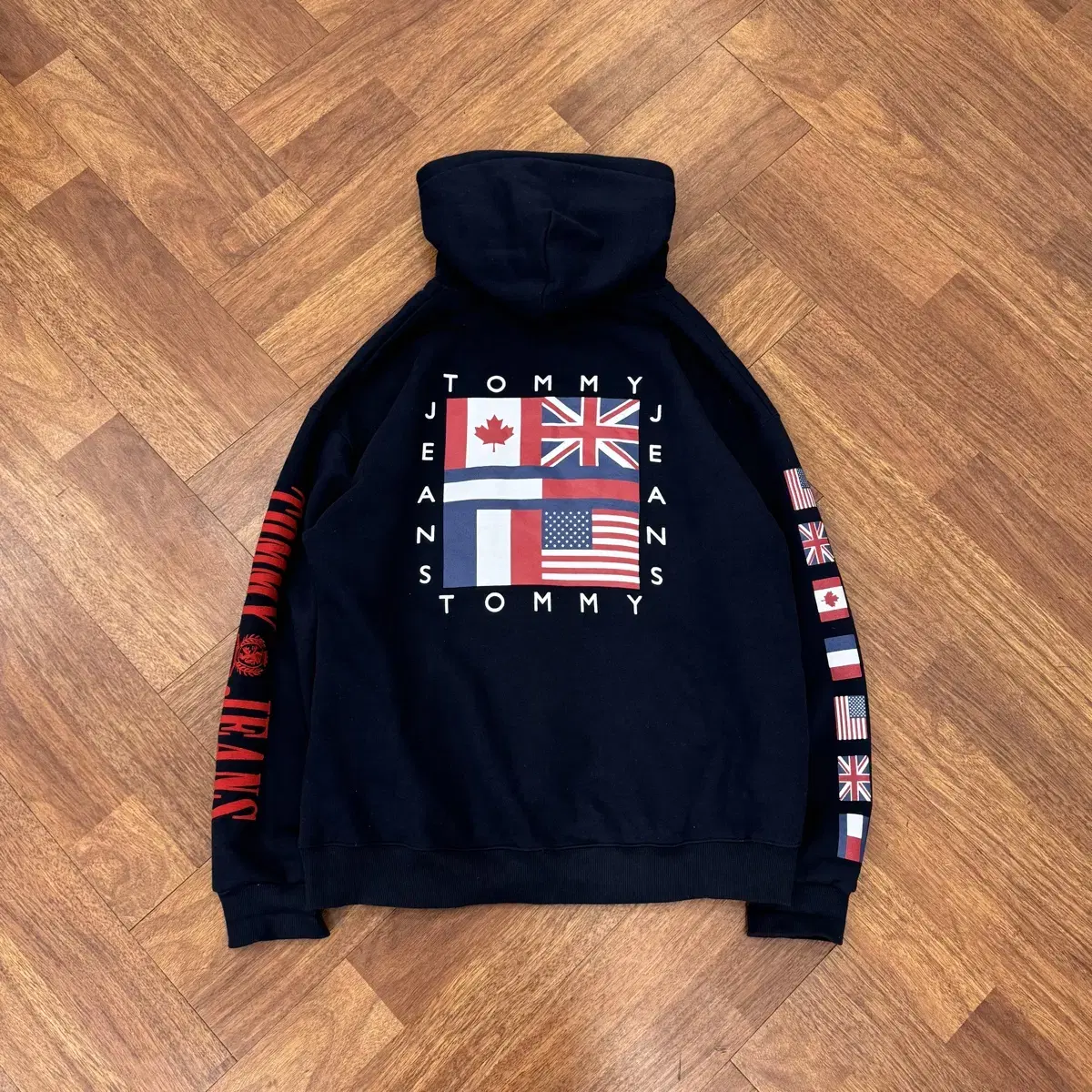 XL Tommy Hilfiger Tommy Jins National Flag Navy Hoodie