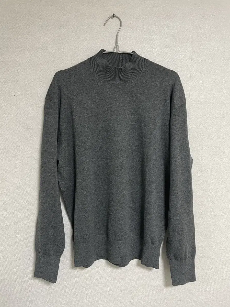 [M]Lont Mock Neck Knit