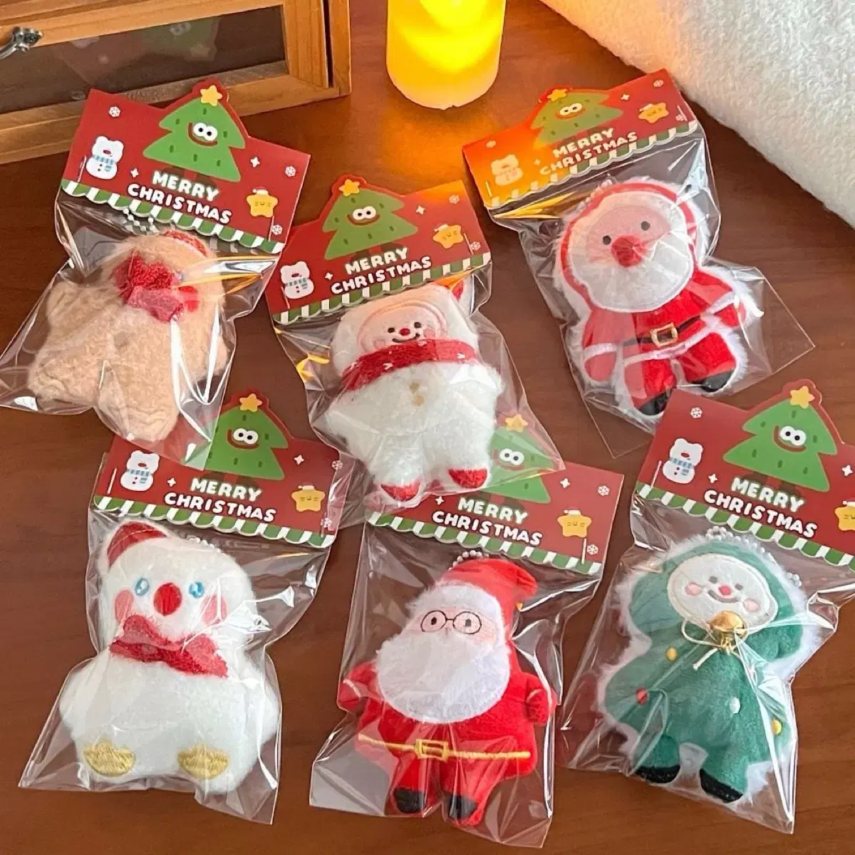 [Gudae Tool] 10cm Christmas Cotton Doll keyring 6 kinds *Thanksgiving Event*