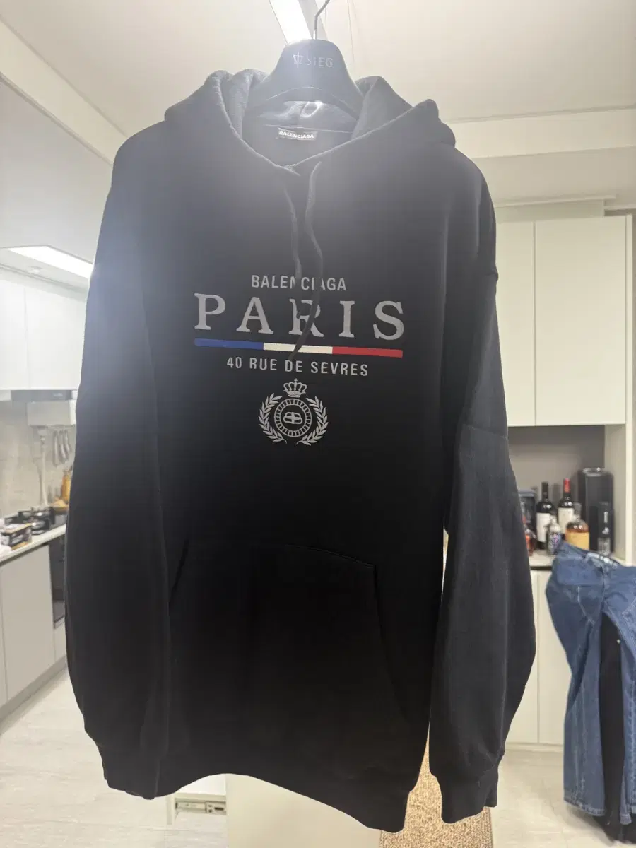 Balenciaga Paris Hoodie L