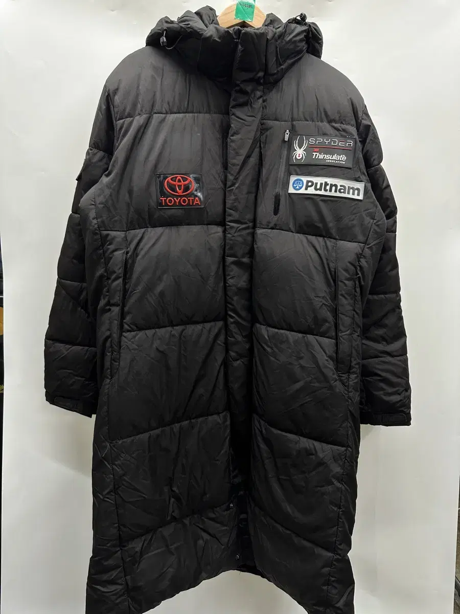 [Authentic/XL] Spyder US Ski Team Black Long Padded Jacket