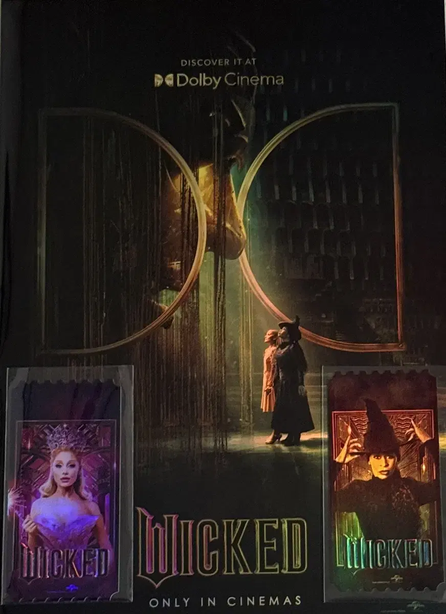 Wicked Dolby Poster + 2 Original Tickets