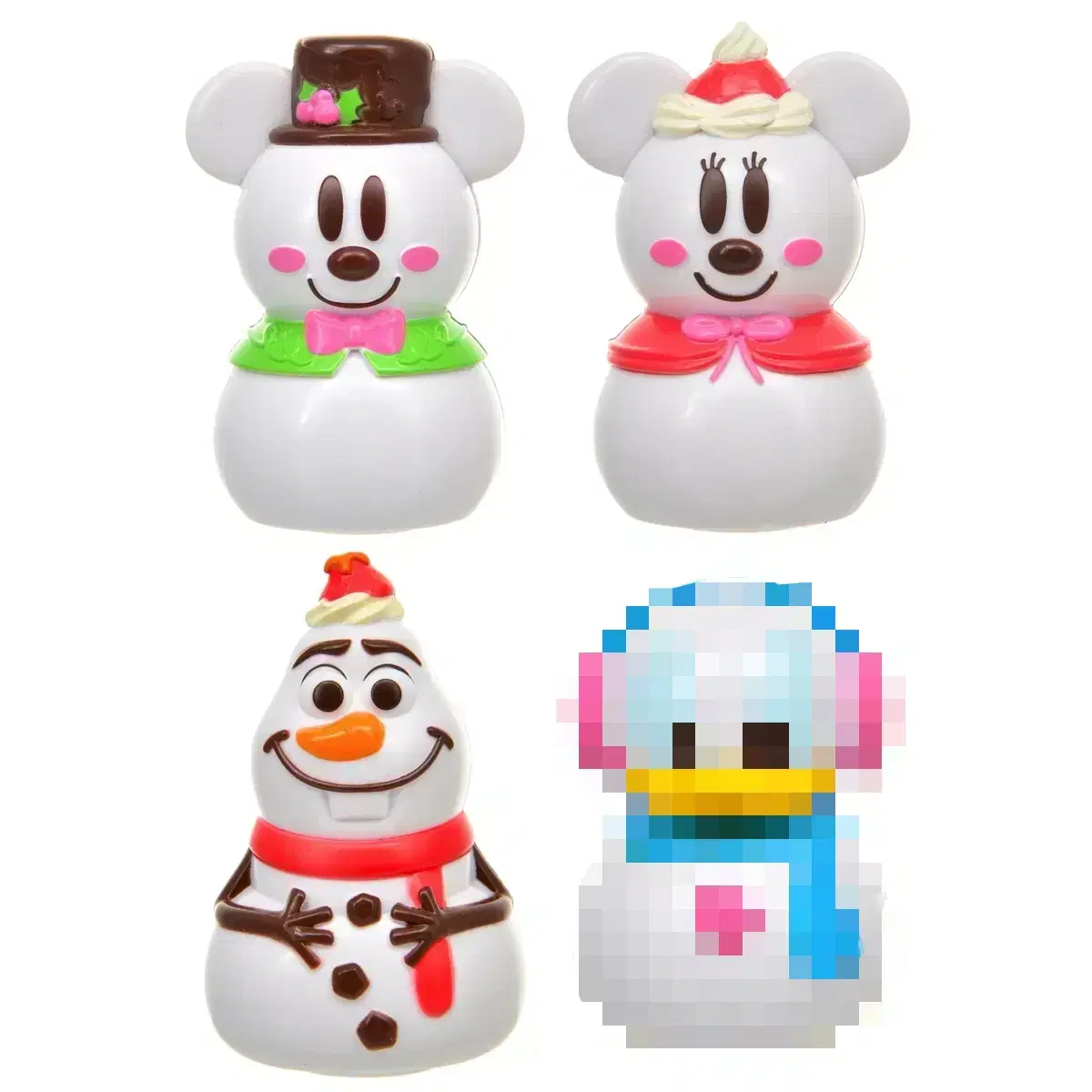 Japanese ClassicsVintage Tokyo Disneyland Figures Christmas Snowman MickeyMinnie Olaf