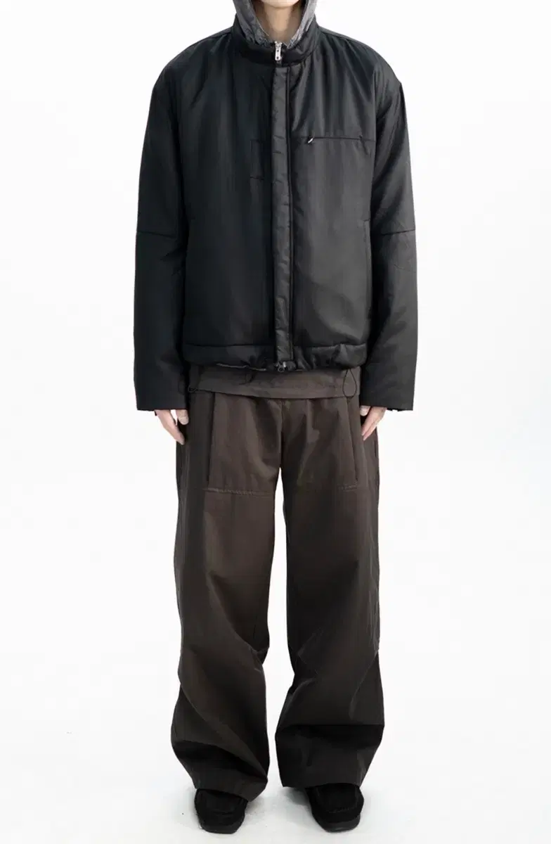 Polyester lew wool chic hiker jacket [4]