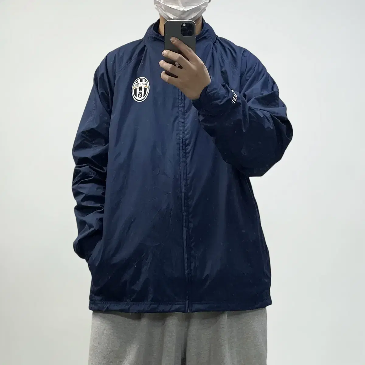 Nike 00s Juventus Windbreaker Jacket Navy Pink