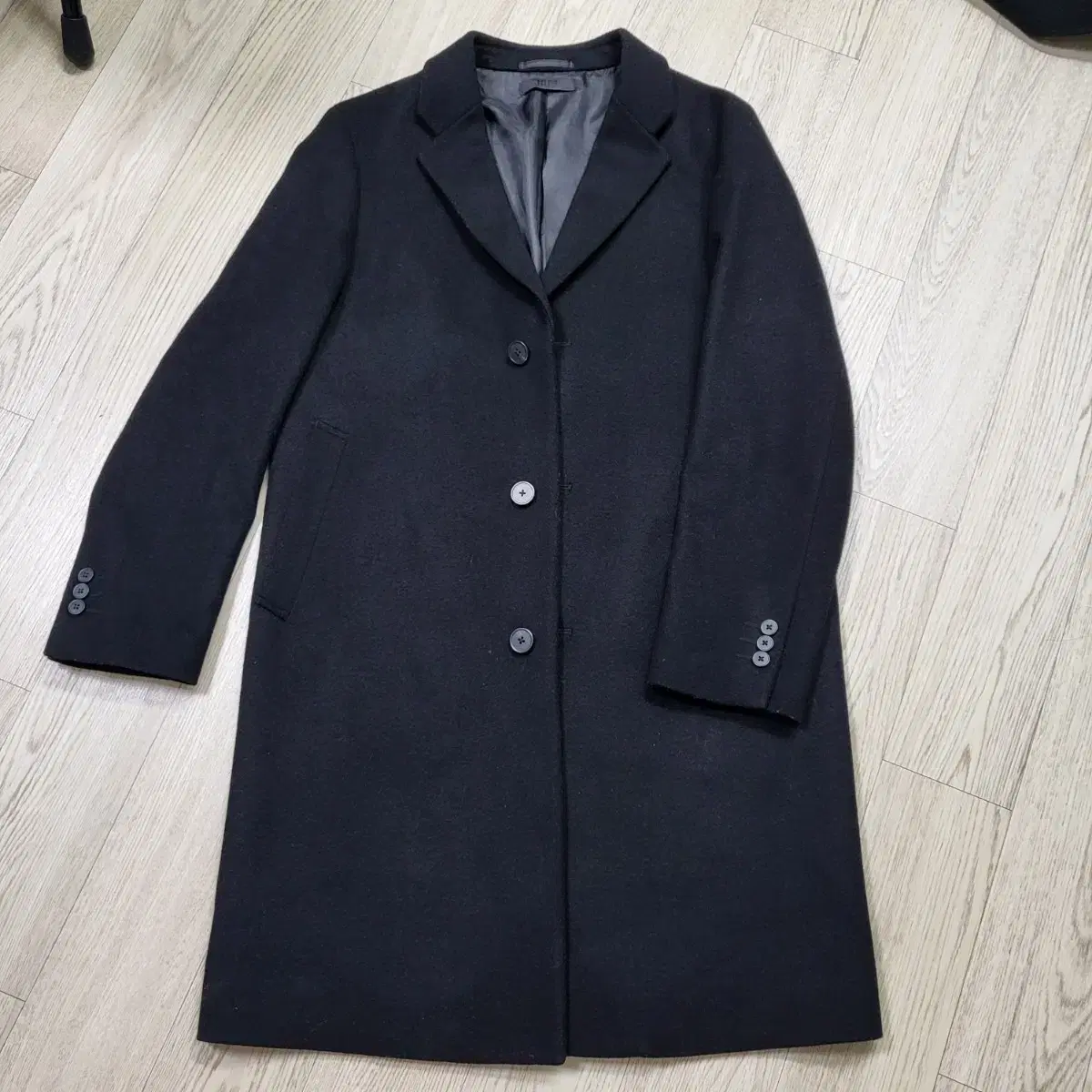 Uniqlo Cashmere and cotton blend coat for Men