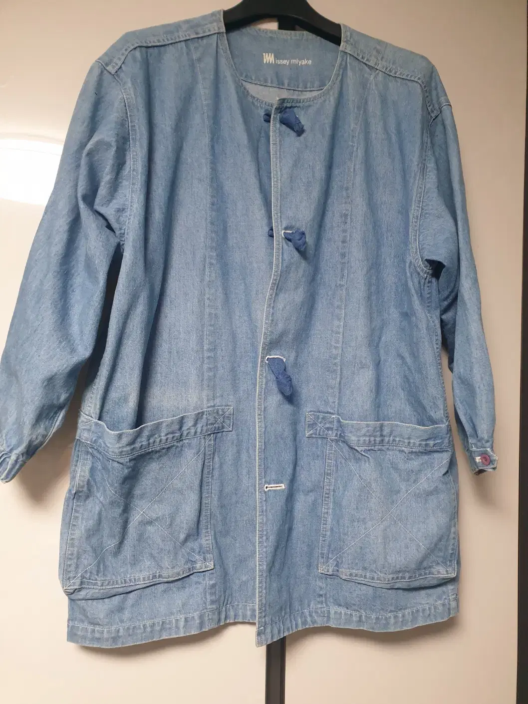 Issey Miyake Denim Kung Fu Jacket