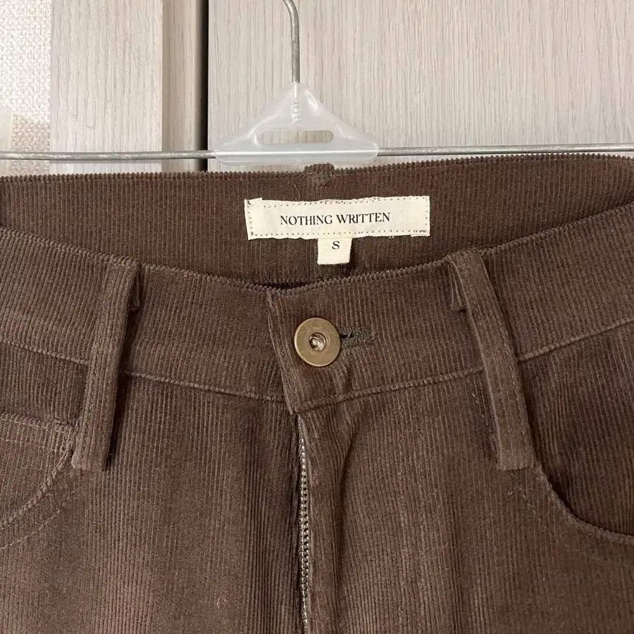 낫띵리튼 robin corduroy pants 코듀로이 팬츠 -브라운 S