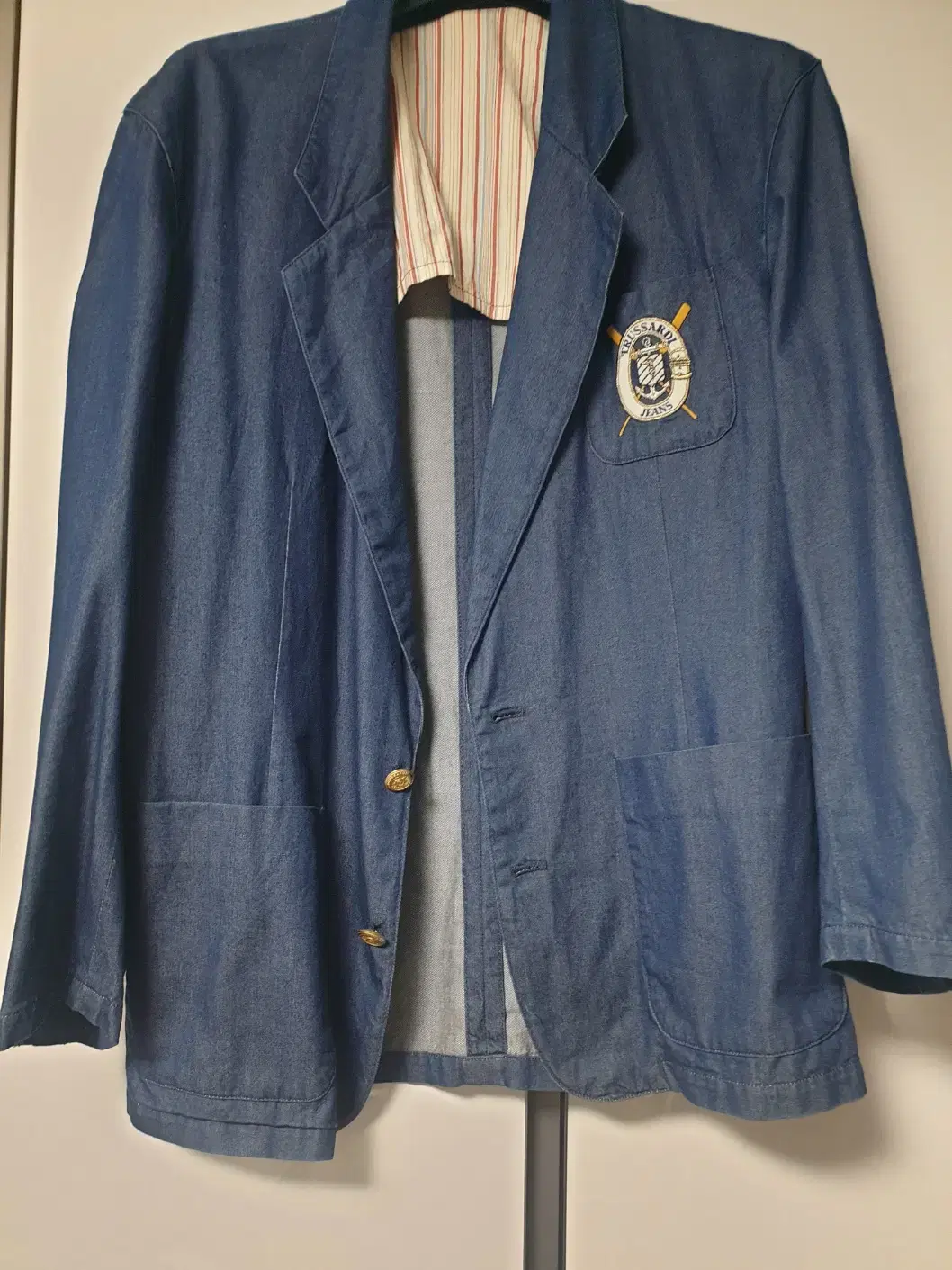 Trussardi Vintage Denim Blazer