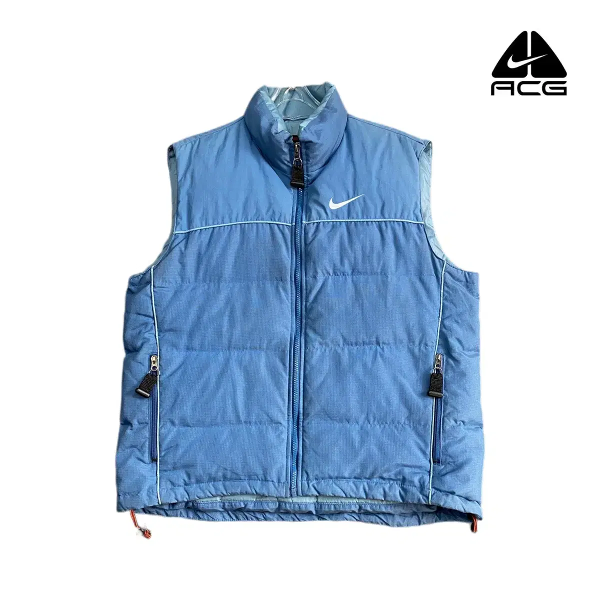 Nike ACG Light Blue Old School Vest Padded