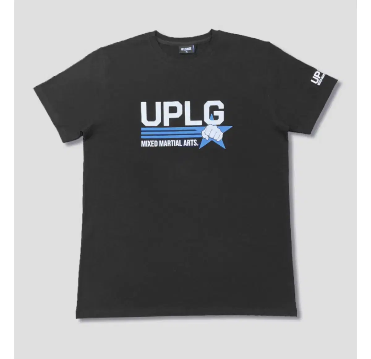 [NEW]Uppy Lounge MMA Muscle Fit Short Sleeve Black XL