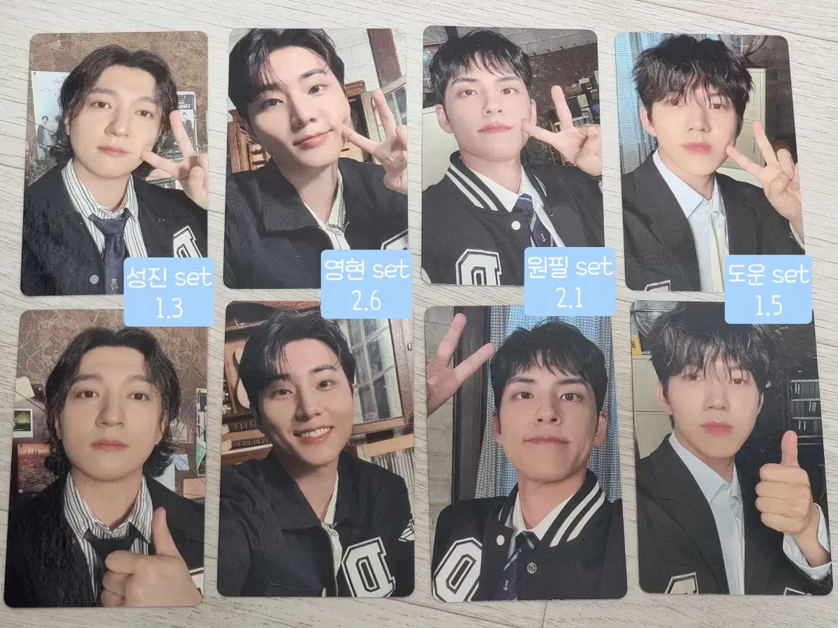 Day 6 Denimals pop up 40,000 won photocard wts sell Sungjin Younghyun helped write the original script