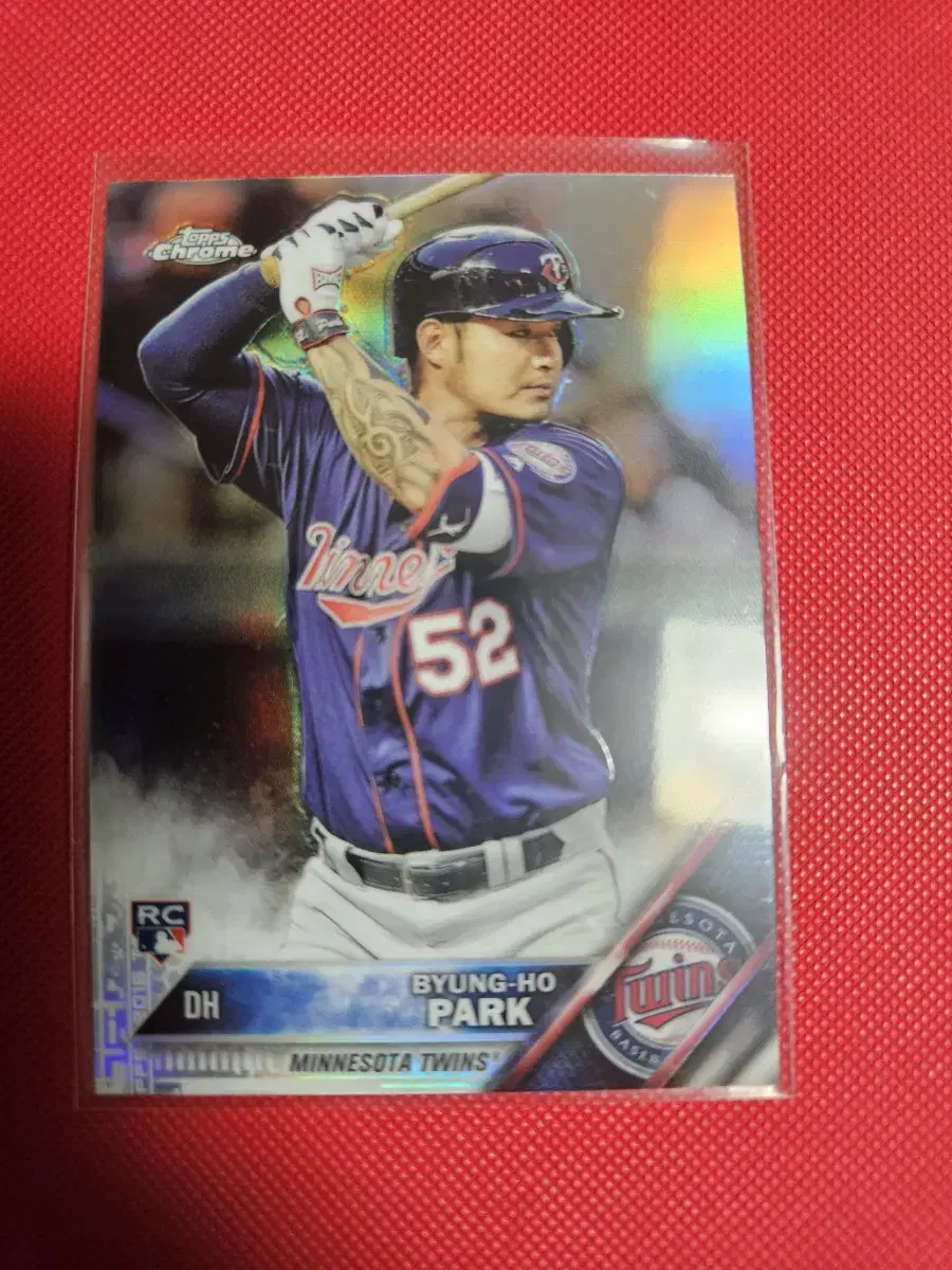 박병호 Topps Chrome 리플렉터 루키 카드