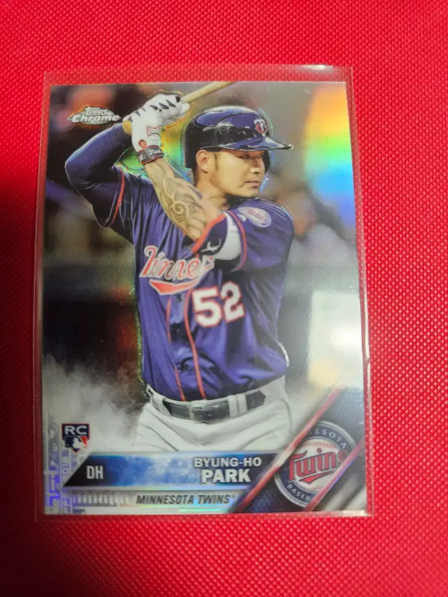 박병호 Topps Chrome 리플렉터 루키 카드